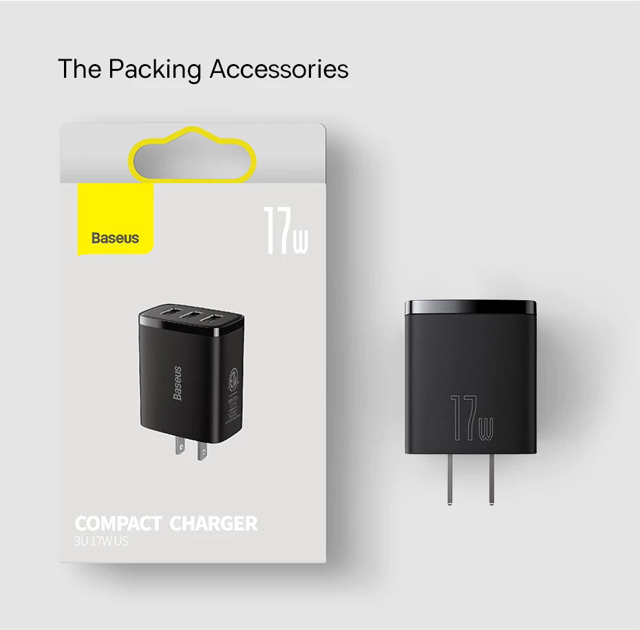 Essager USB Charger Travel Wall Adapter Safe Charging for Iphone15 14 EU Plug British Standard Hong Kong Version Charger
