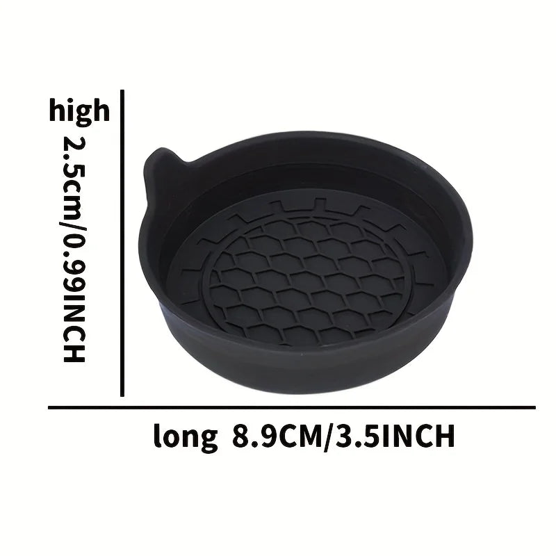 Car silicone water coaster wave-shaped water coaster original matching odorless car anti-slip mat special car new product