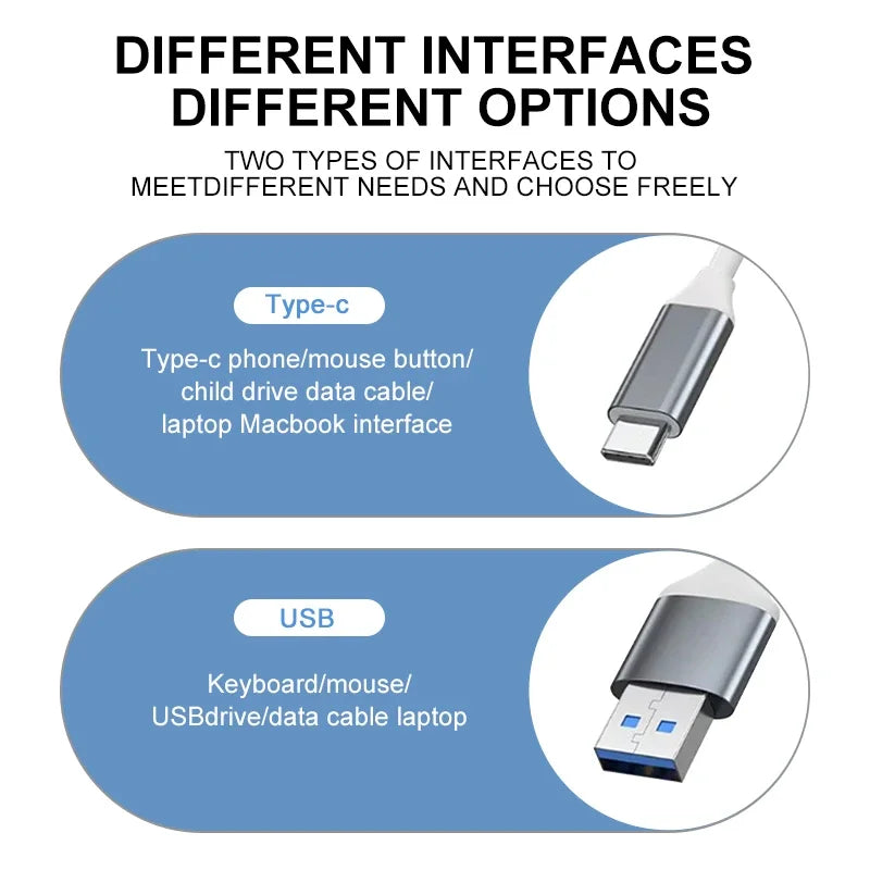 4 in 1 USB 3.0 Hub OTG Splitter Adapter Mobile Phone Laptop Accessories Type C Multi-Distributor Adapter For Macbook PC Computer