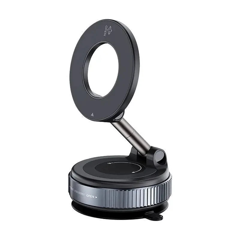 Magnetic Phone Holder – Plastic Mount for Desk & Car (White, Black)