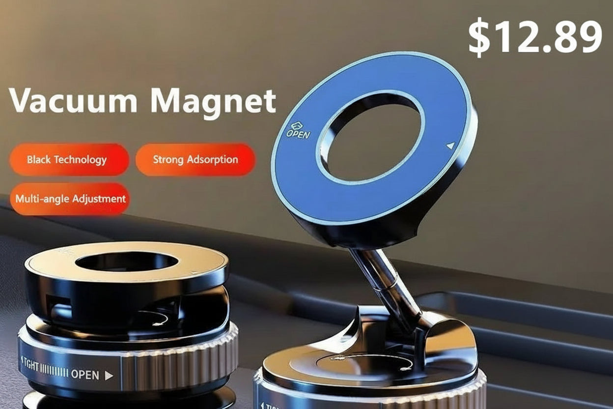 Adjustable Vacuum Car Mount For Cell Phone For iphone Live Streaming