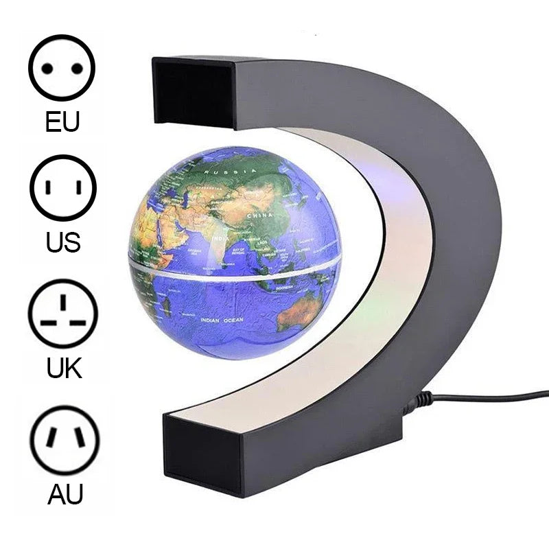 Magnetic Floating Globe LED World Map