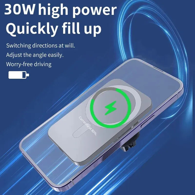 30W Magnetic Wireless Charger