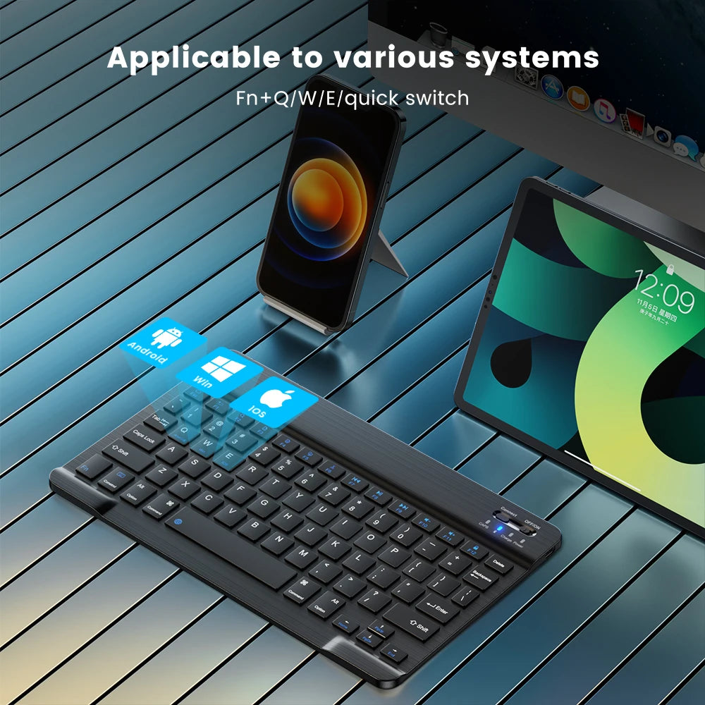 Wireless Keyboard Bluetooth-compatible Keyboard Gaming Keybaord for PC iPad Tablet Keyboard