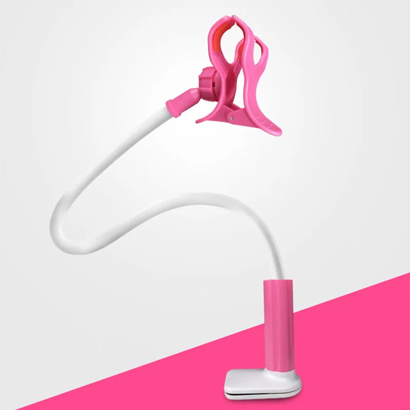 Flexible 360 clip phone holder
