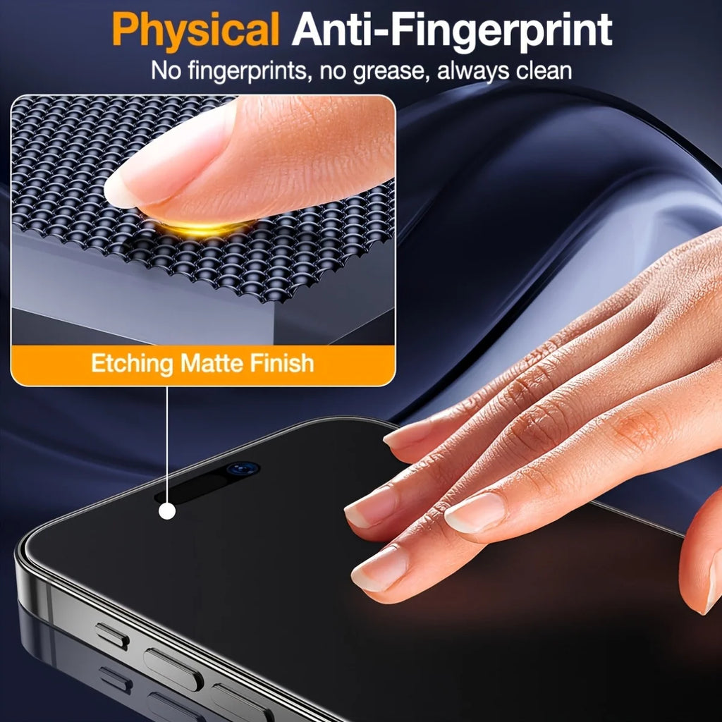 Privacy Screen Tempered Glass Matte Finish