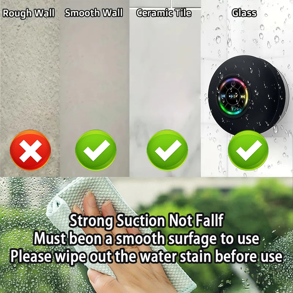 Suction Cup Bluetooth Speaker