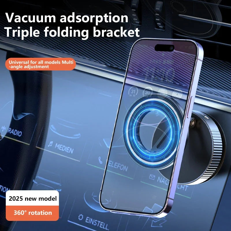 Adjustable Vacuum Car Mount For Cell Phone For iphone Live Streaming