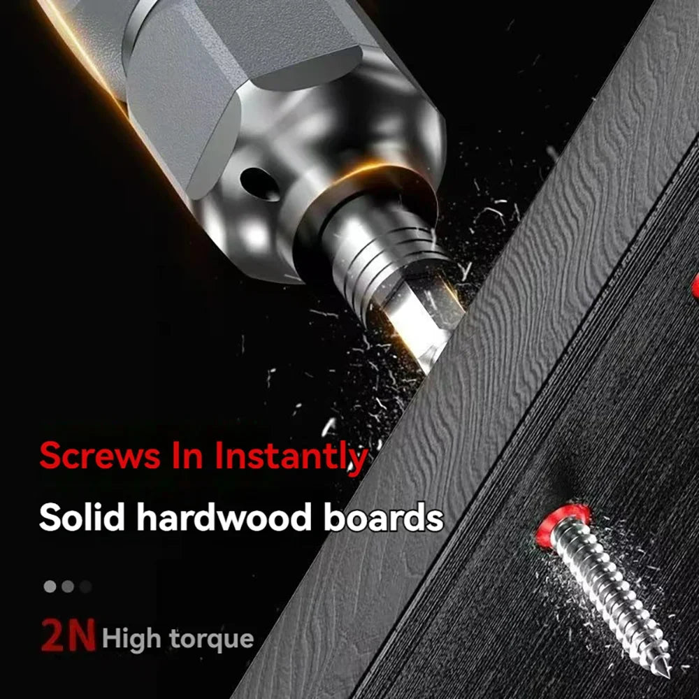 Mini Cordless Electric Screwdriver Manual/Auto Rechargeable Lithium Battery Household Small Electric Drill Screw Driver Bit Tool
