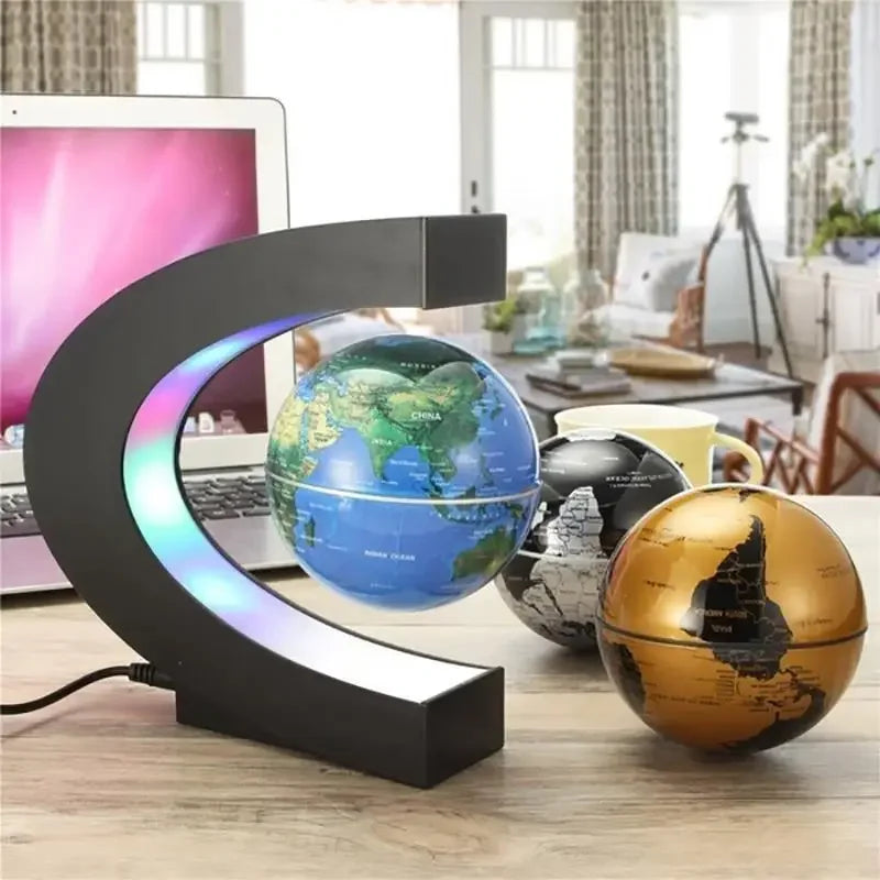 Magnetic Floating Globe LED World Map