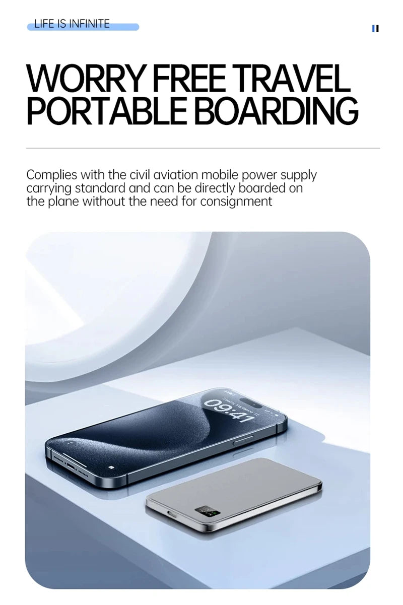 MagSafe Power Bank Magnetic Wireless Fast Charging Portable Charger