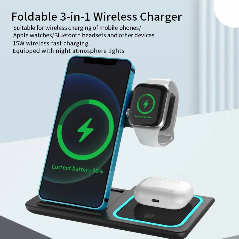 3 in 1 Wireless Charging Pad