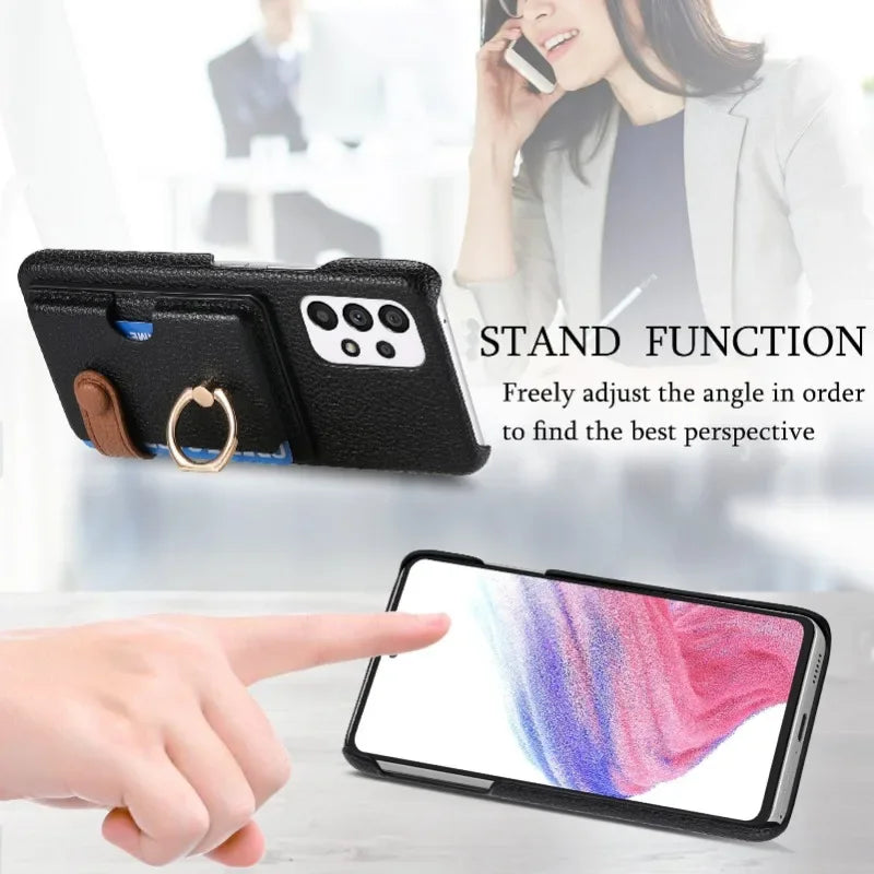 Haiyu Phone Case wallet for Samsung  S24 S23 S21 FE S25 Ultra S22 Plus A16 A26 A3 A5