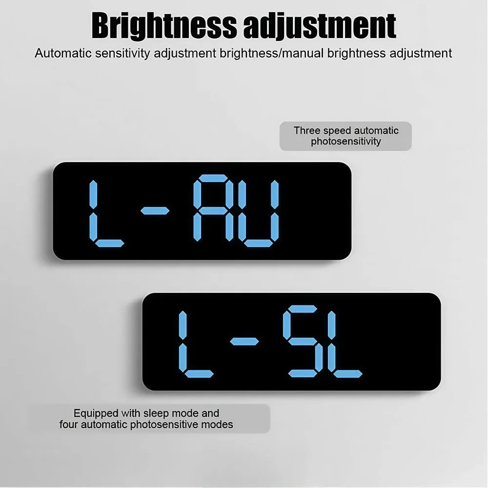 LED Digital Wall&Desk Alarm Clock