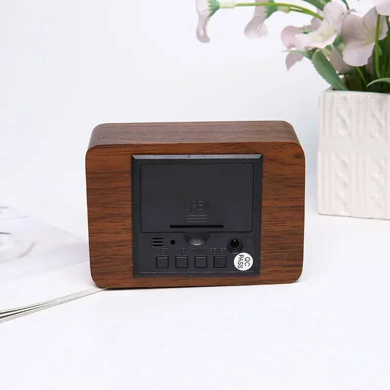 LED Wooden Alarm Clocks