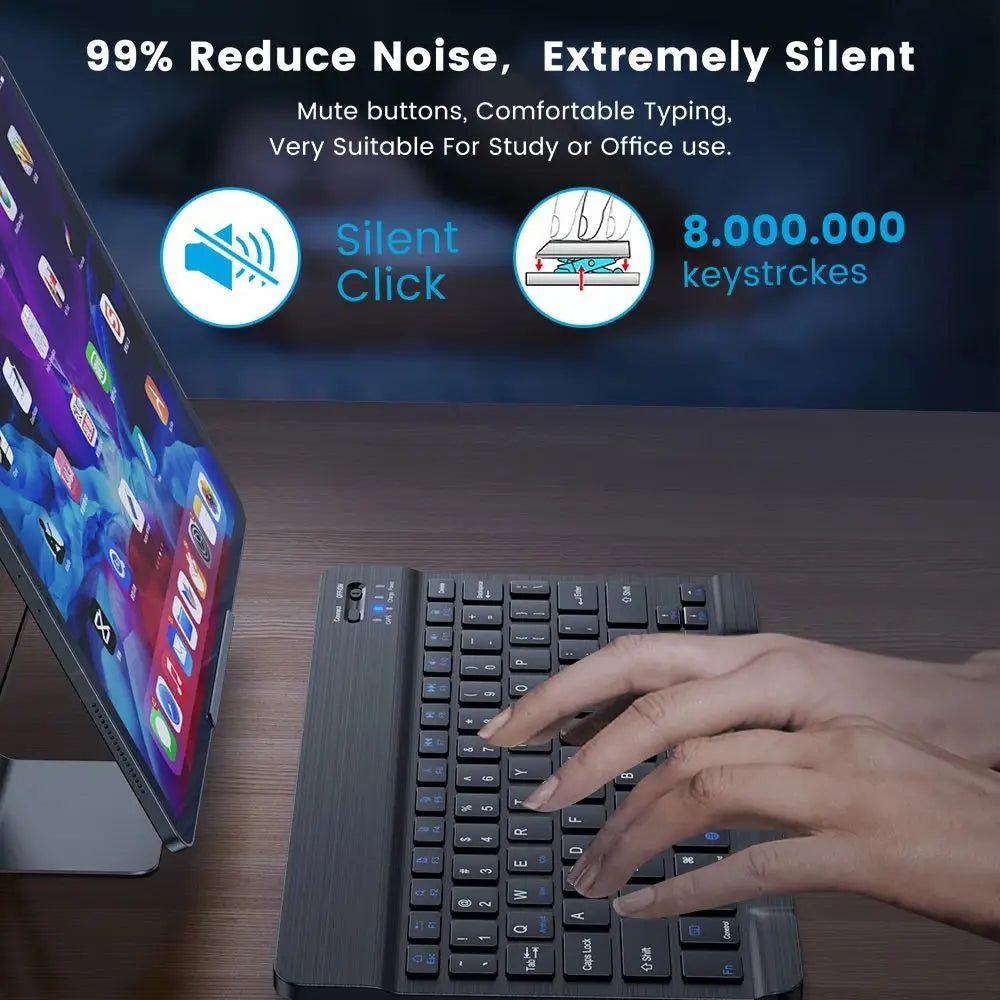 Wireless Keyboard Bluetooth-compatible Keyboard Gaming Keybaord for PC iPad Tablet Keyboard