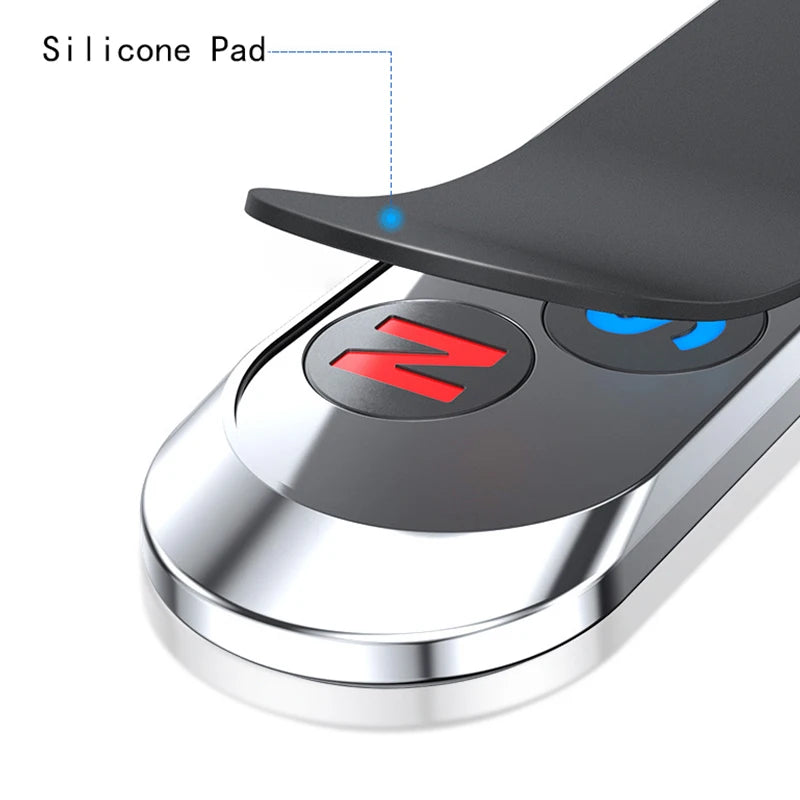 Mini Strip Magnetic Phone Holder – Slim Mount (Black, Rose Gold, Silver)