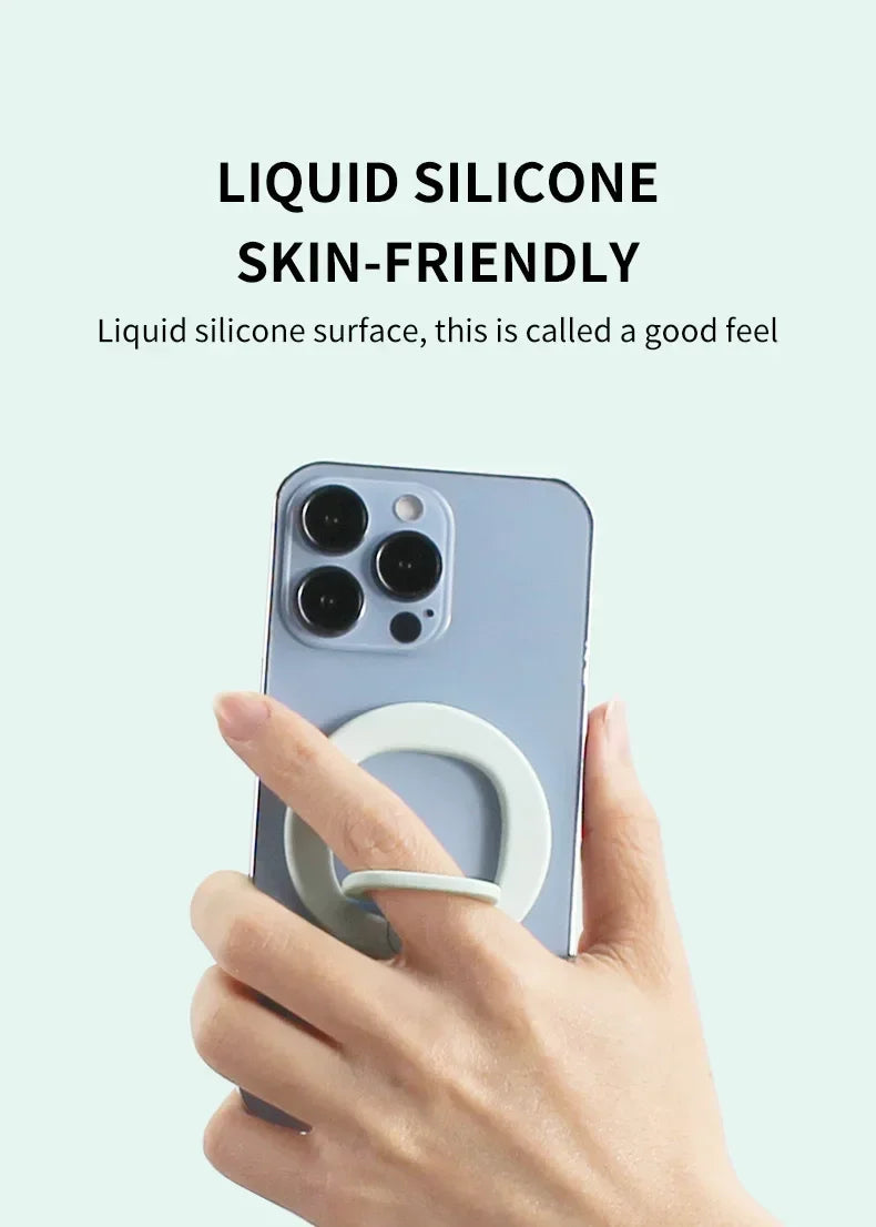 Magnetic Phone Holder Finger Ring 360 Grip Degree Rotating Phone Stand Black White Green Pink for Car Mount Phone Accessories