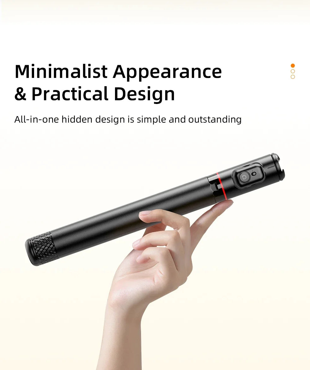 Selfie Stick 1.83m Aluminum Alloy Telescopic Stick Tripod with Bluetooth Remote for Smartphones Video Recording Live Streaming