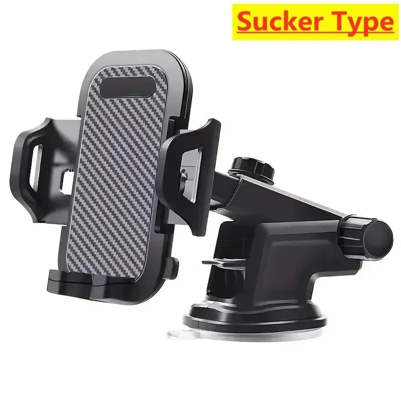 360° Rotatable Car Phone Holder Windshield Suction Cup & Air Vent Mount Universal Stand for Cellphone Stable Car Phone Bracket