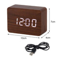 LED Wooden Alarm Clocks