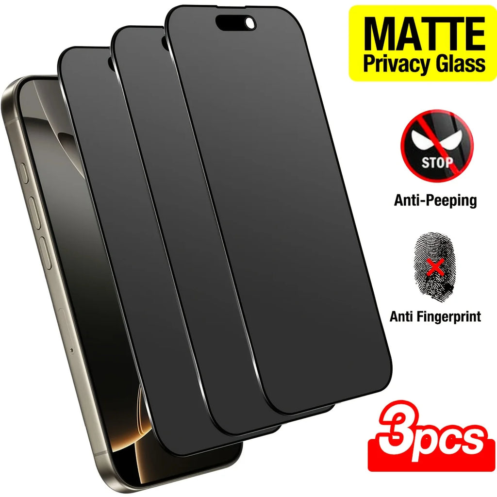 Privacy Screen Tempered Glass Matte Finish