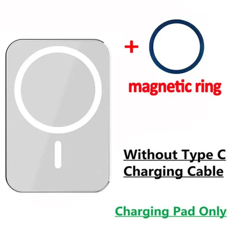 Magnetic Car Wireless Charger For iPhone 12 13 14 15 Pro Max Mini Magnet Car Phone Holder Stand Mount 15W Fast Charging Station