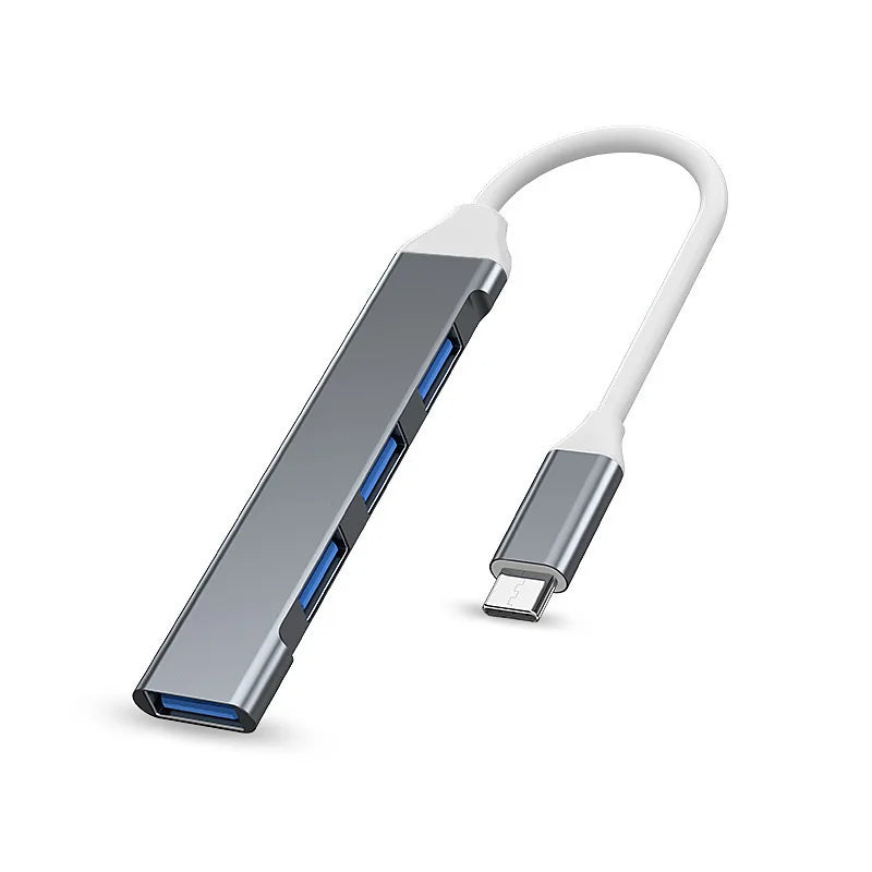 4 in 1 USB 3.0 Hub OTG Splitter Adapter Mobile Phone Laptop Accessories Type C Multi-Distributor Adapter For Macbook PC Computer