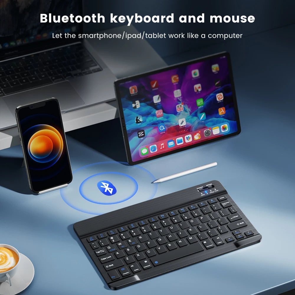 Wireless Keyboard Bluetooth-compatible Keyboard Gaming Keybaord for PC iPad Tablet Keyboard