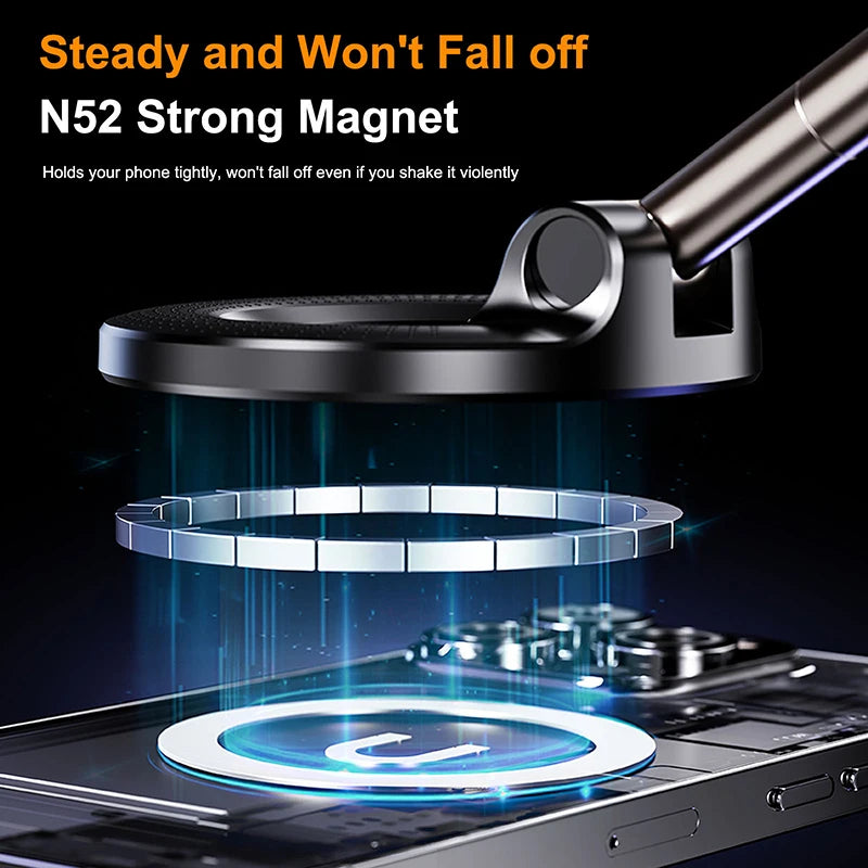 Adjustable Vacuum Car Mount For Cell Phone For iphone Live Streaming