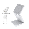 Wireless Foldable Magnetic Wireless Charging Station for iPhone 15 14 13 12 Pro Max Apple Watch 8 9 Charger