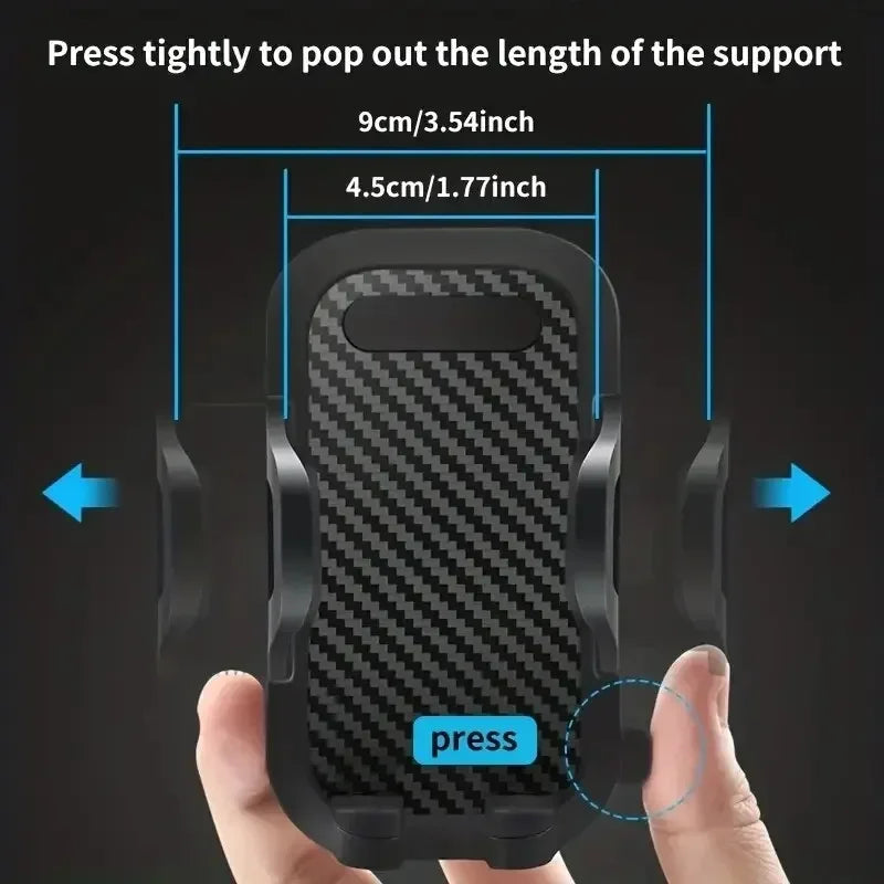 360° Rotatable Car Phone Holder Windshield Suction Cup & Air Vent Mount Universal Stand for Cellphone Stable Car Phone Bracket